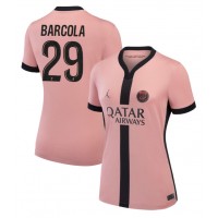 Paris Saint-Germain Bradley Barcola #29 Replica Third Shirt Ladies 2024-25 Short Sleeve